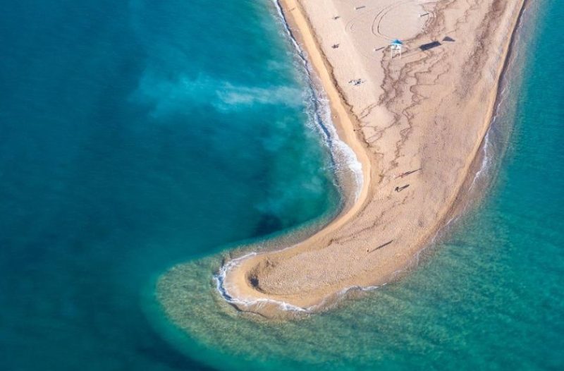 Glina - grad-glina.net - Olujno jugo ponovno promijenili izgled plaže Zlatni rat